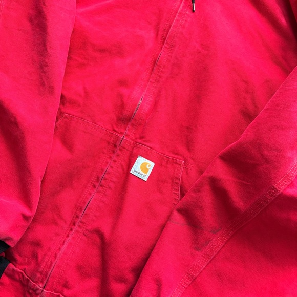 Vintage 90’s Red Carhartt Jacket - Picture 4 of 7